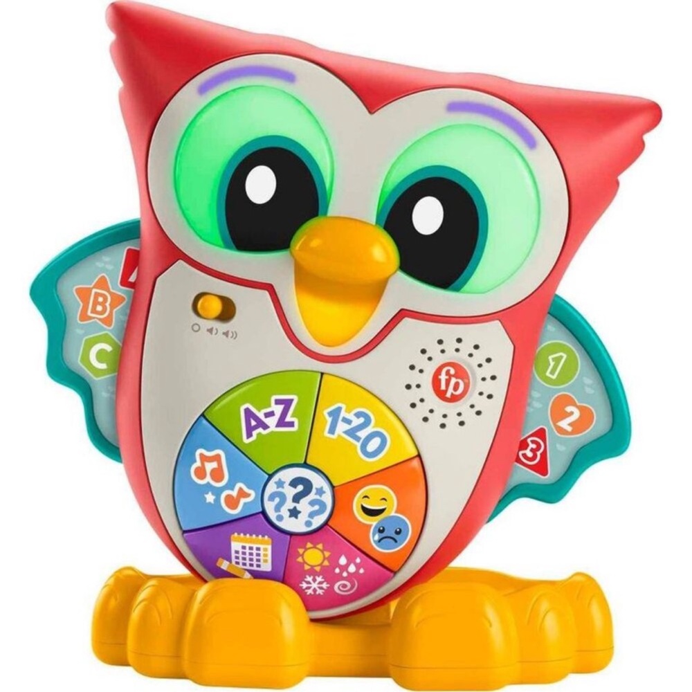 Fisher-Price Linkimals Interactive Toddler Musical Lights Learning Owl Toy